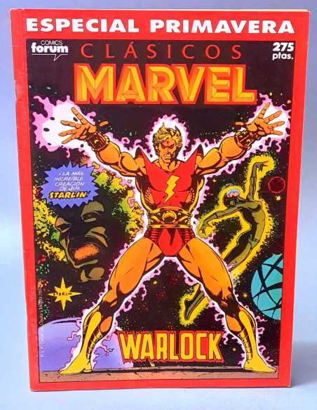 MUY BUEN ESTADO CLASICOS MARVEL WARLOCK ESPECIAL PRIMAVERA EXTRA FORUM GRAPA