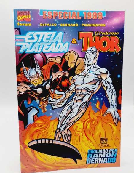 EXCELENTE ESTADO ESTELA PLATEADA Y THOR ESPECIAL 1999 EXTRA FORUM COMICS GRAPA