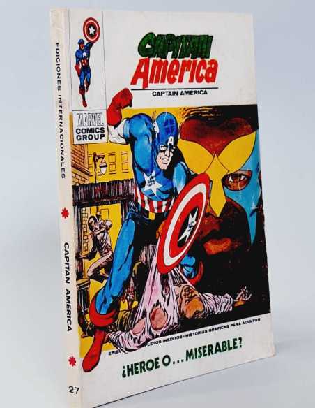 BUEN ESTADO CAPITAN AMERICA 27 HEROE O MISERABLE VOL1 VOL.1 TACO EDICIONES MARVEL VERTICE