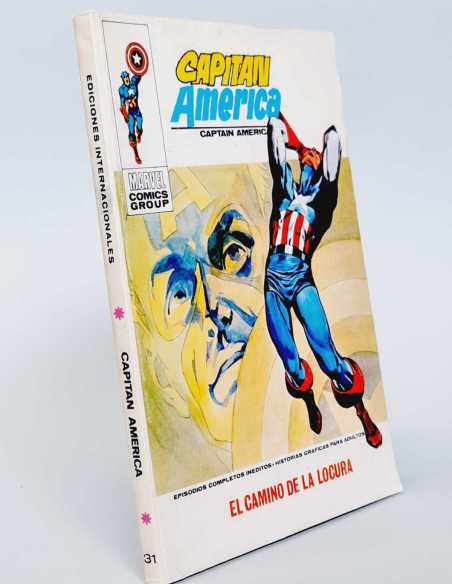 MUY BUEN ESTADO CAPITAN AMERICA 31 EL CAMINO DE LA LOCURA VOL1 VOL.1 TACO EDICIONES MARVEL VERTICE