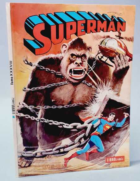 CASI EXCELENTE ESTADO SUPERMAN TOMO XXXVIII 38 LIBROCOMIC NOVARO TAPA BLANDA
