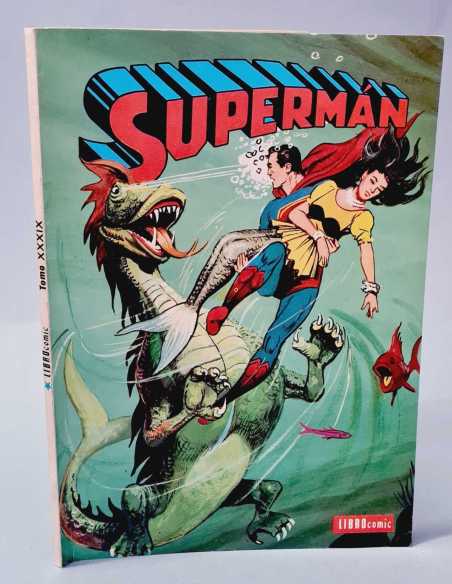 CASI EXCELENTE ESTADO SUPERMAN TOMO XXXIX 39 LIBROCOMIC NOVARO TAPA BLANDA
