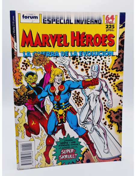 EXCELENTE ESTADO MARVEL HEROES LA GUERRA DE LA EVOLUCION ESPECIAL EXTRA INVIERNO FORUM COMICS