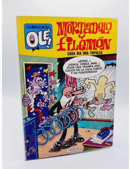 MUY BUEN ESTADO SEGUNDA EDICION MORTADELO Y FILEMON 87 CADA DIA UNA TRIFULCA BRUGUERA