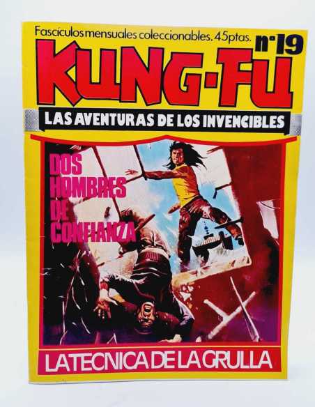 EXCELENTE ESTADO KUNG-FU LAS AVENTURAS DE LOS INVENCIBLES 19 EDICIONES AMAIKA GRAPA
