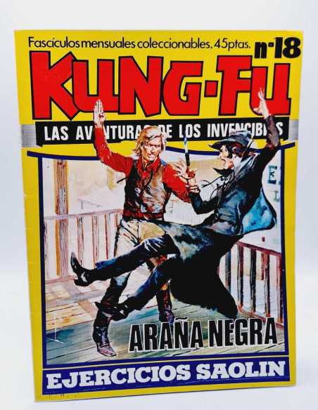 EXCELENTE ESTADO KUNG-FU LAS AVENTURAS DE LOS INVENCIBLES 18 ARAÑA NEGRA EDICIONES AMAIKA GRAPA