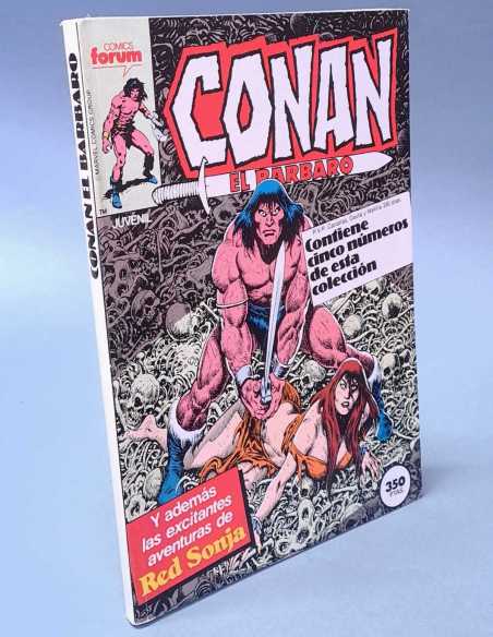 EXCELENTE ESTADO CONAN EL BARBARO 111 AL 115 RETAPADO FORUM