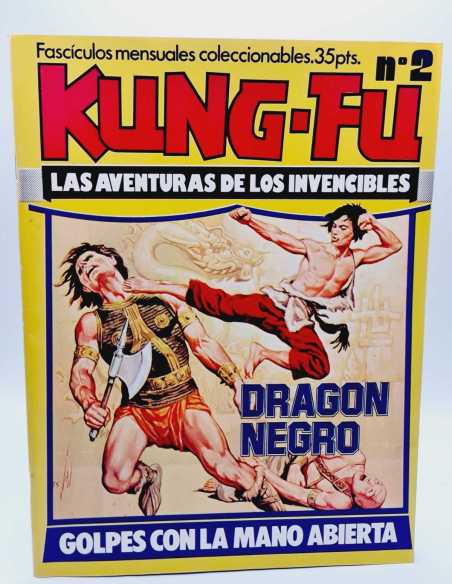 EXCELENTE ESTADO KUNG-FU LAS AVENTURAS DE LOS INVENCIBLES 2 DRAGON NEGRO EDICIONES AMAIKA GRAPA
