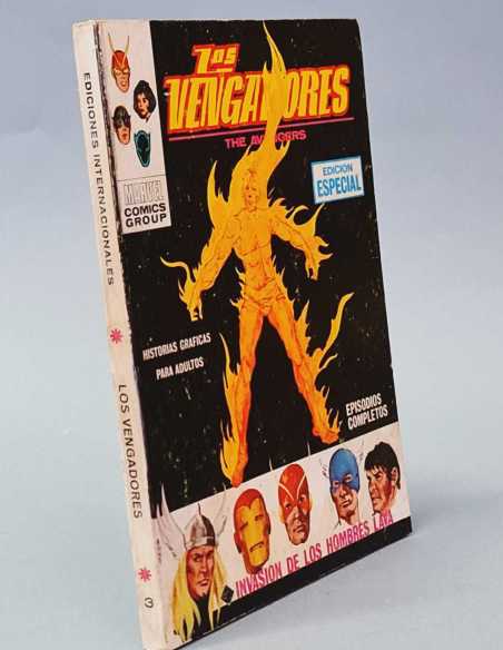 BUEN ESTADO LOS VENGADORES 3 INVASION DE LOS HOMBRES LAVA TACO EDICIONES MARVEL VERTICE