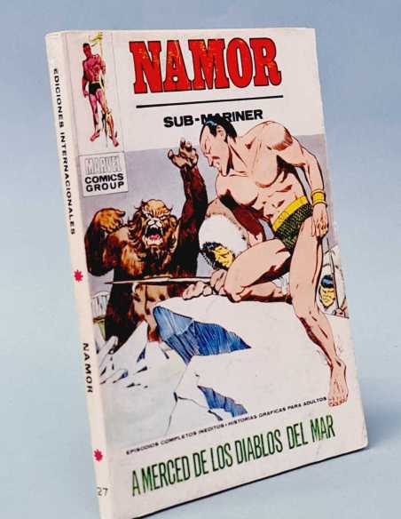 BUEN ESTADO NAMOR 27 A MERCED DE LOS DIABLOS DEL MAR TACO EDICIONES MARVEL VERTICE