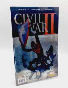 CASI EXCELENTE ESTADO CIVIL WAR II 6 PANINI COMICS GRAPA