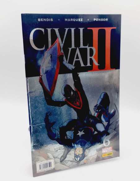 CASI EXCELENTE ESTADO CIVIL WAR II 6 PANINI COMICS GRAPA