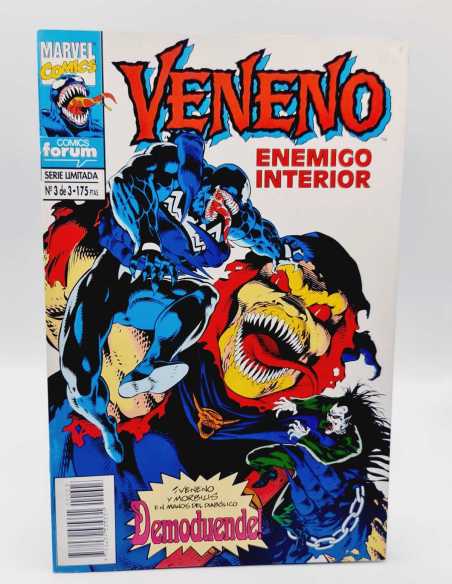 CASI EXCELENTE ESTADO VENENO ENEMIGO INTERIOR 3 FORUM COMICS GRAPA