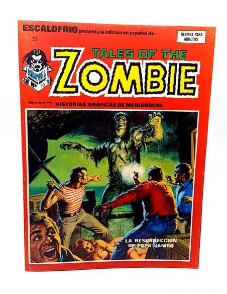 EXCELENTE ESTADO ESCALOFRIO 33 TALES OF THE ZOMBIES LA RESURRECION VERTICE GRAPA MUNDI COMICS
