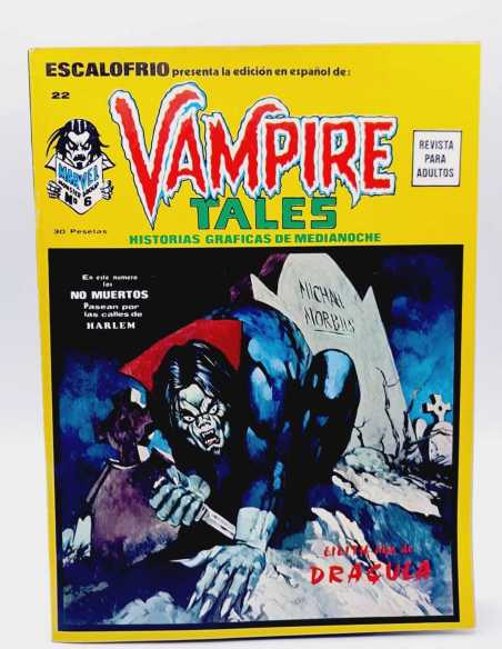 DE KIOSCO ESCALOFRIO 22 VAMPIRE TALES 6 LILITH HIJA DE DRACULA VERTICE GRAPA MUNDI COMICS