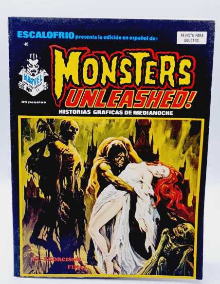 DE KIOSCO ESCALOFRIO 40 MONSTERS UNDEASHED 11 EL EXORCISNO FINAL VERTICE GRAPA MUNDI COMICS
