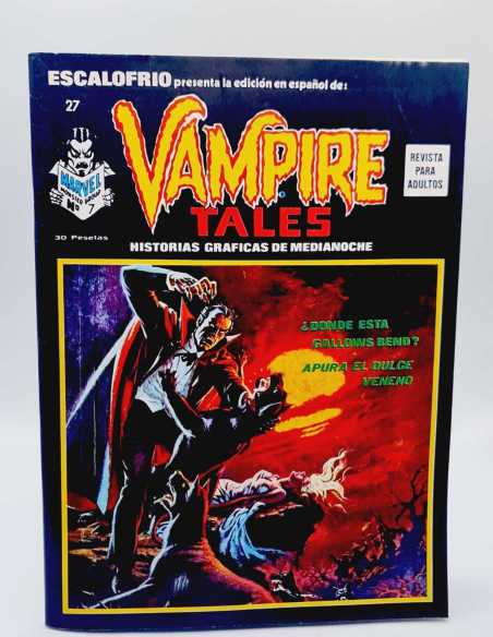 DE KIOSCO ESCALOFRIO 27 VAMPIRE TALES 7 APURA EL DULCE VENENO VERTICE GRAPA MUNDI COMICS