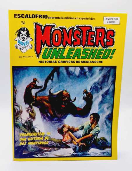 DE KIOSCO ESCALOFRIO 26 MONSTERS UNDEASHED 7 VERTICE GRAPA MUNDI COMICS