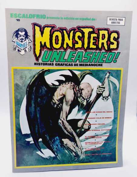 DE KIOSCO ESCALOFRIO 16 MONSTERS UNDEASHED 5 VERTICE GRAPA MUNDI COMICS