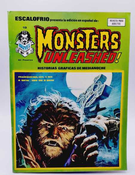 EXCELENTE ESTADO ESCALOFRIO 19 MONSTERS UNDEASHED 6 VERTICE GRAPA MUNDI COMICS