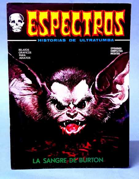 EXCELENTE ESTADO ESPECTROS 28 LA SANGRE DE BURTON VERTICE GRAPA MUNDI COMICS