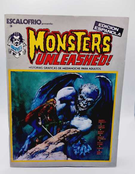 CASI EXCELENTE ESTADO ESCALOFRIO 3 MONSTERS UNDEASHED 1 VERTICE GRAPA MUNDI COMICS