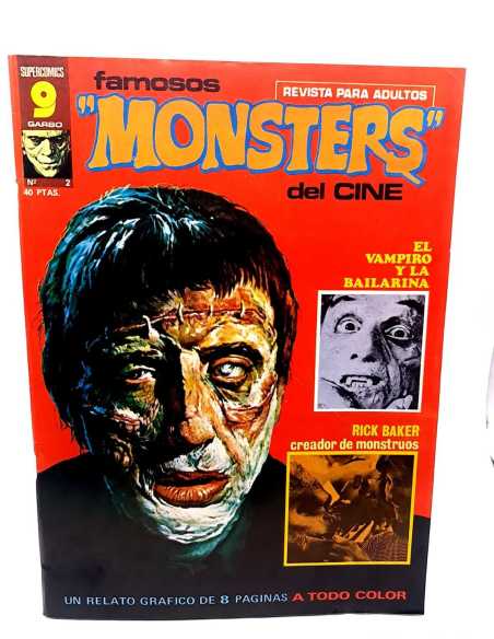 DE KIOSCO FAMOSOS MONSTERS DEL CINE 2 GARBO GRAPA