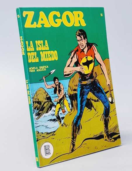 CASI EXCELENTE ESTADO ZAGOR 15 LA ISLA DEL MIEDO BURU-LAN
