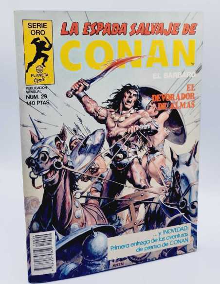 DE KIOSCO LA ESPADA SALVAJE DE CONAN 29 SERIE ORO PLANETA COMICS GRAPA