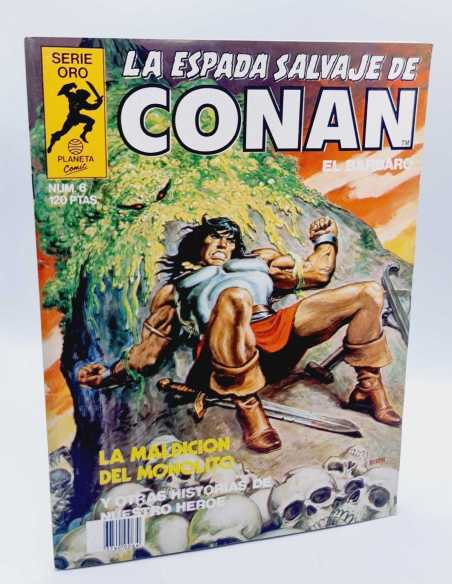 DE KIOSCO LA ESPADA SALVAJE DE CONAN 6 LA MALDICION DEL MONILITO SERIE ORO FORUM PLANETA GRAPA