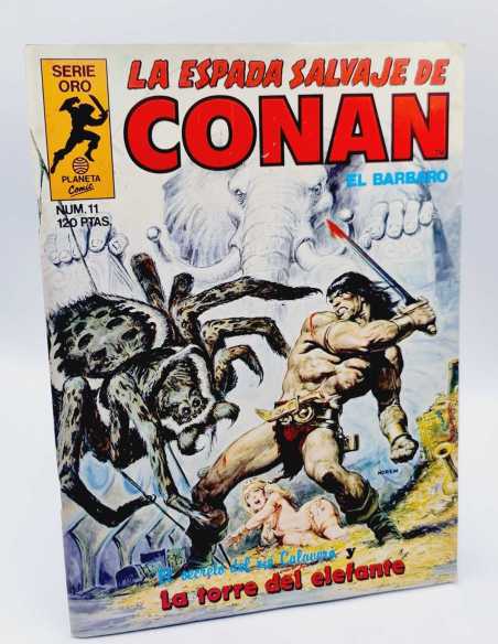 DE KIOSCO LA ESPADA SALVAJE DE CONAN 11 LA TORRE DEL ELEFANTE SERIE ORO FORUM PLANETA GRAPA