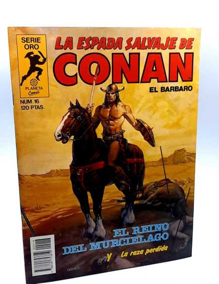 DE KIOSCO LA ESPADA SALVAJE DE CONAN 16 EL REINO DEL MURCIELAGO SERIE ORO PLANETA COMICS GRAPA