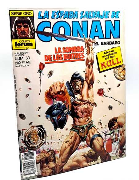 DE KIOSCO LA ESPADA SALVAJE DE CONAN 83 LA SOMBRA DE LOS BUITRES SERIE ORO FORUM COMICS GRAPA