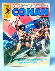 EXCELENTE ESTADO LA ESPADA SALVAJE DE CONAN 7 TEMPLO COSA...