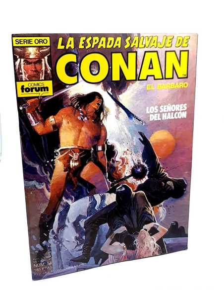 DE KIOSCO LA ESPADA SALVAJE DE CONAN 54 LOS SEÑORES DEL HALCON SERIE ORO FORUM PLANETA GRAPA