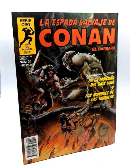 DE KIOSCO LA ESPADA SALVAJE DE CONAN 26 EN LA MONTAÑA DEL DIOS LUNA SERIE ORO FORUM PLANETA GRAPA