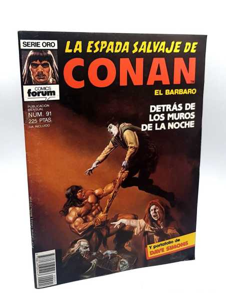 CASI EXCENTE ESTADO LA ESPADA SALVAJE DE CONAN 91 SERIE ORO FORUM PLANETA