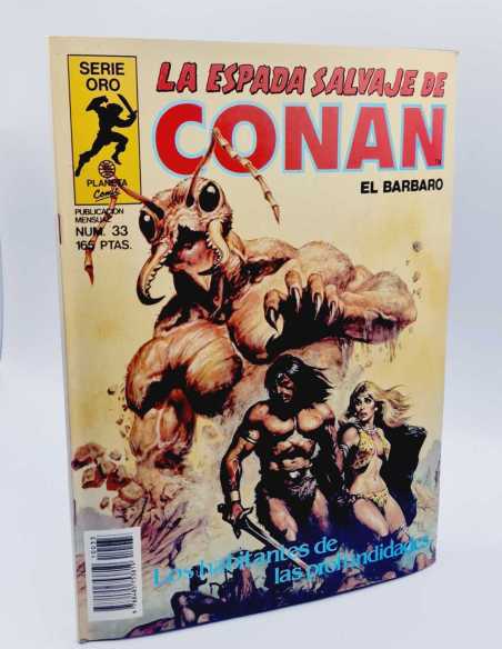 CASI EXCENTE ESTADO LA ESPADA SALVAJE DE CONAN 33 SERIE ORO FORUM PLANETA