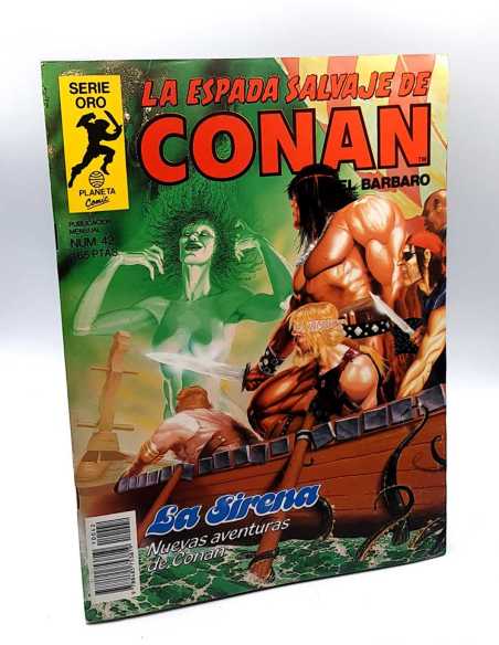 CASI EXCENTE ESTADO LA ESPADA SALVAJE DE CONAN 42 SERIE ORO FORUM PLANETA