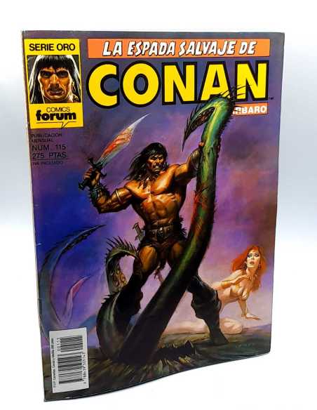 CASI EXCENTE ESTADO LA ESPADA SALVAJE DE CONAN 115 SERIE ORO FORUM PLANETA