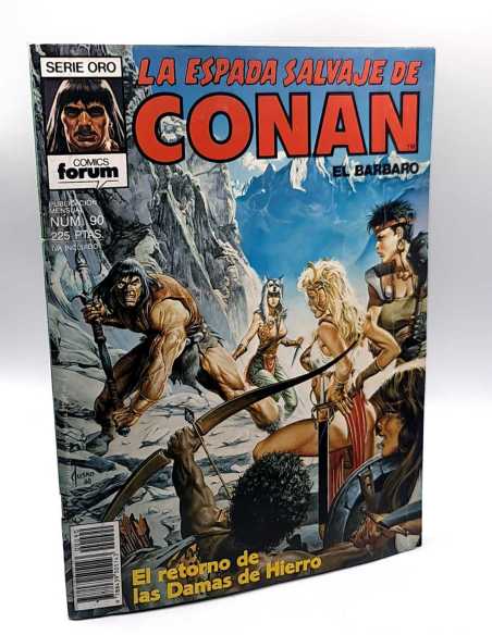 CASI EXCENTE ESTADO LA ESPADA SALVAJE DE CONAN 90 SERIE ORO FORUM PLANETA