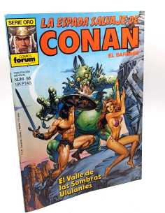 CASI EXCENTE ESTADO LA ESPADA SALVAJE DE CONAN 56 SERIE...