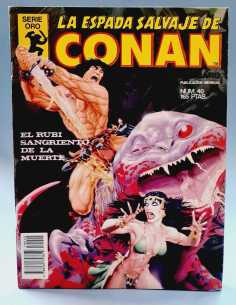 EXCELENTE ESTADO LA ESPADA SALVAJE DE CONAN 40 RUBI...