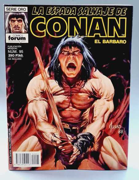 EXCELENTE ESTADO LA ESPADA SALVAJE DE CONAN 95 SERIE ORO FORUM PLANETA GRAPA