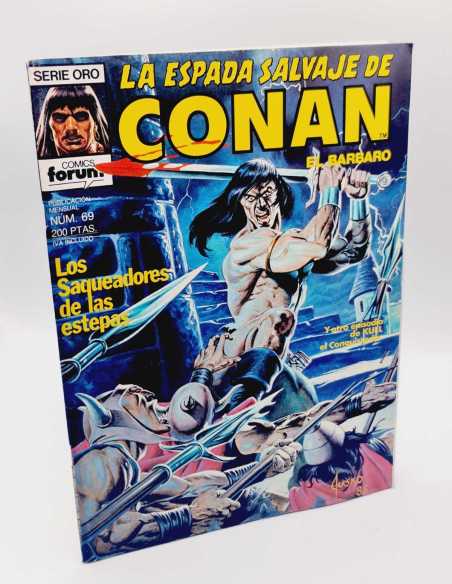 CASI EXCENTE ESTADO LA ESPADA SALVAJE DE CONAN 69 SERIE ORO FORUM PLANETA