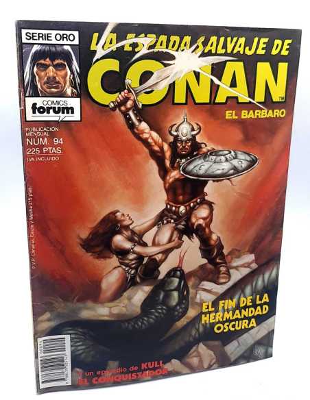 CASI EXCENTE ESTADO LA ESPADA SALVAJE DE CONAN 94 SERIE ORO FORUM PLANETA