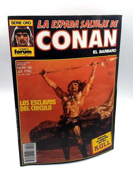 CASI EXCELENTE ESTADO LA ESPADA SALVAJE DE CONAN 85 SERIE ORO FORUM PLANETA