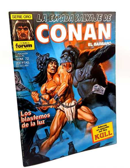EXCELENTE ESTADO LA ESPADA SALVAJE DE CONAN 72 SERIE ORO FORUM PLANETA