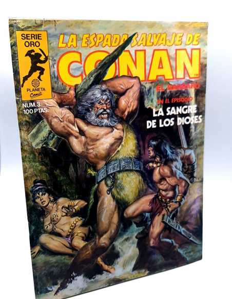 EXCELENTE ESTADO LA ESPADA SALVAJE DE CONAN 3 SERIE ORO FORUM PLANETA
