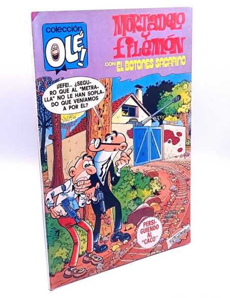 EXCELENTE ESTADO PRIMERA EDICION MORTADELO Y FILEMON 199 PERSIGUIENDO AL CACO OLE BRUGUERA